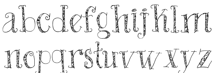 Bad King Font LOWERCASE
