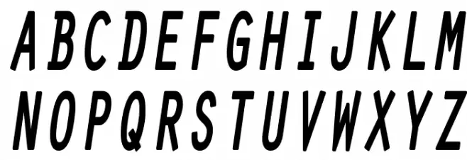Bad Land Font Litere mari