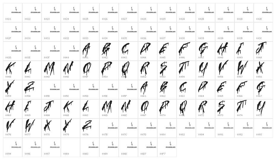 Bad Lovers Character Map