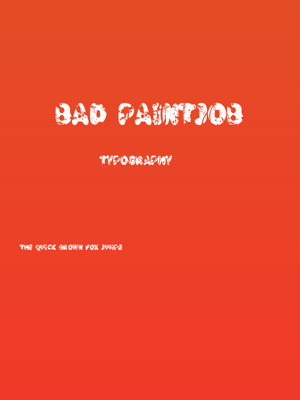 Bad Paintjob Poster