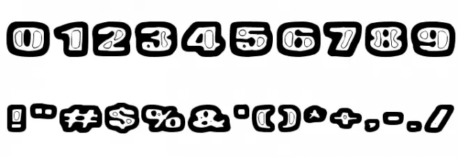 Bad Pizza wth Pepperoni Font OTHER CHARS