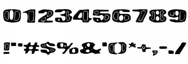 Bad Pizza Font OTHER CHARS