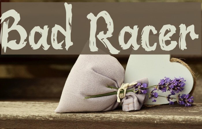 Bad Racer Font examples