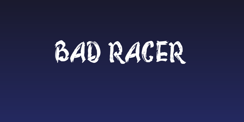Bad Racer Social Header