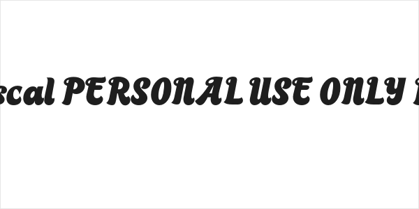 Bad Rascal PERSONAL USE ONLY Regular Logo