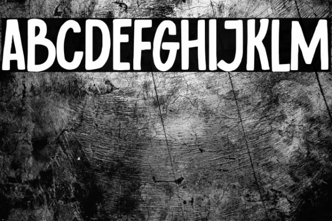 Bad Reason Font examples