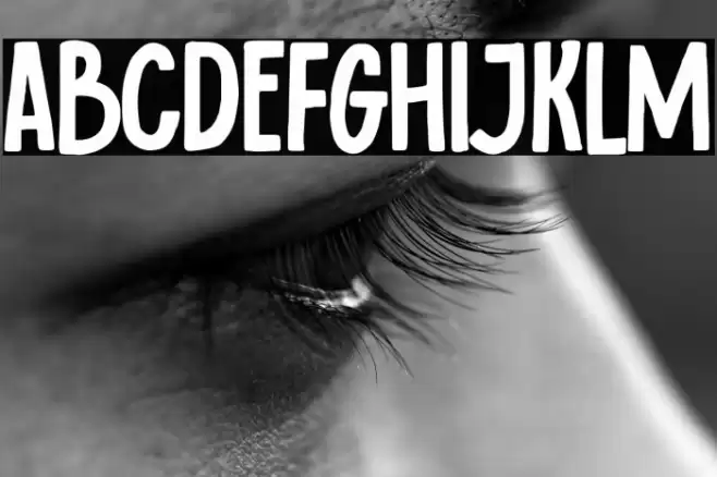 Bad Reason Font examples