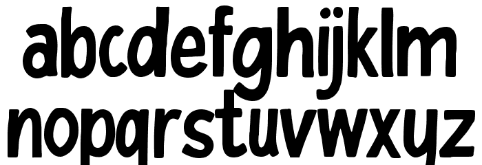 Bad Reason Font LOWERCASE