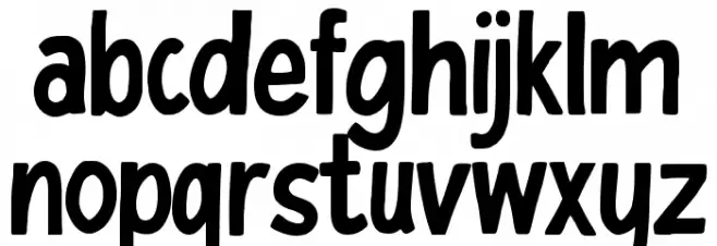 Bad Reason Font LOWERCASE