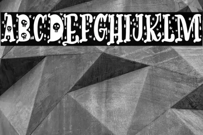 Bad Santa Company Font examples