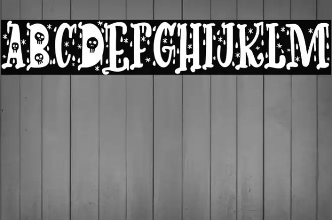 Bad Santa Company Font examples