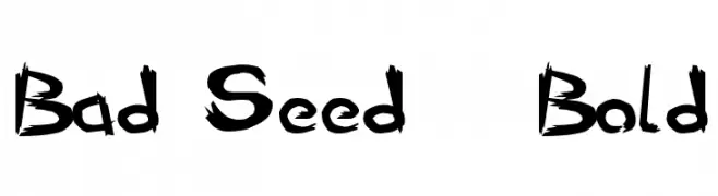 Bad Seed   Bold  baixar fontes gratis
