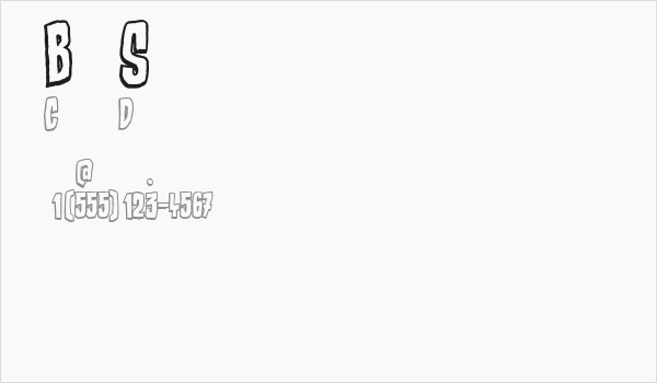 Bad Stories Business Card