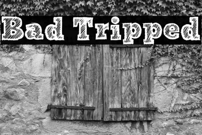 Bad Tripped Font examples