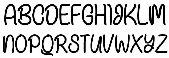 Bad Unicorn DEMO Regular Schriftart Groß