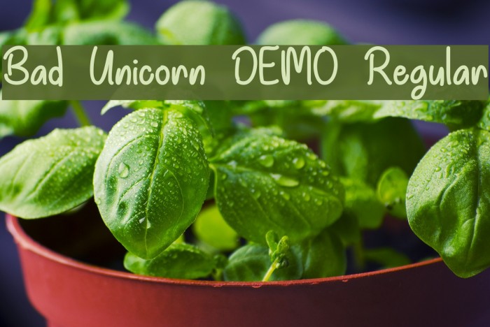 Bad Unicorn DEMO Regular Example 1