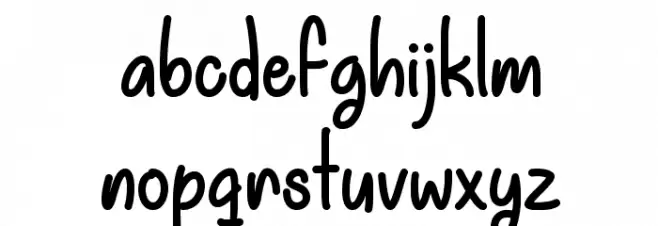 Bad Unicorn DEMO Regular フォント 小文字