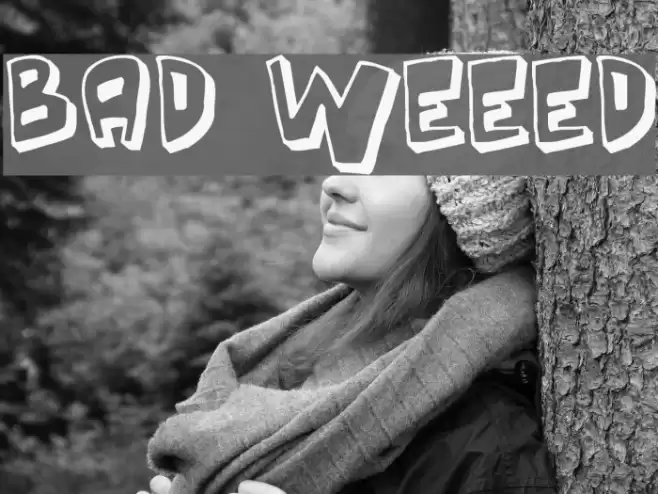 Bad Weekend フォント examples