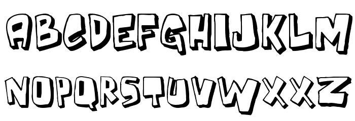 Bad Weekend フォント 小文字