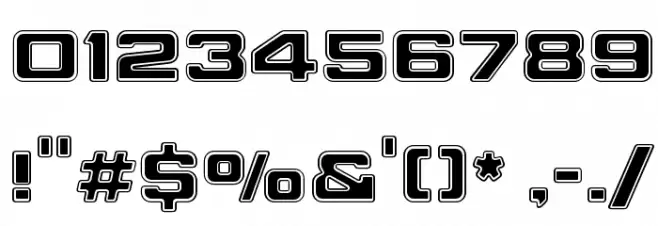 Bad Font OTHER CHARS