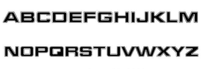 Bad Schriftart Groß