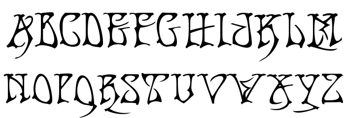 BadAcid!` Schriftart Kleinbuchstaben