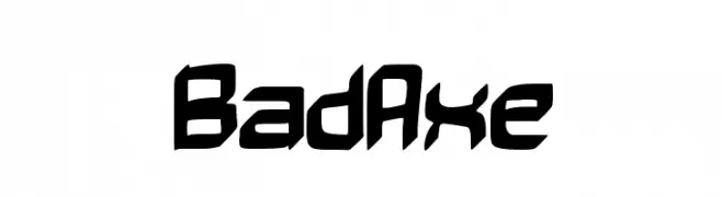 BadAxe  Frei Schriftart Herunterladen