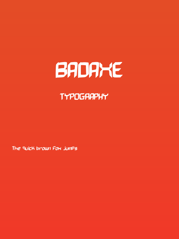 BadAxe Poster