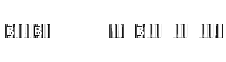 BadBaltimore Beveled Font