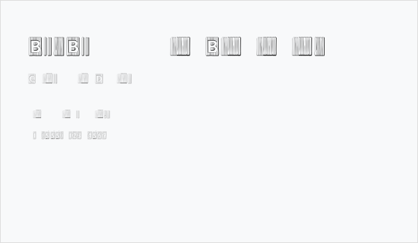 BadBaltimore Beveled Business Card