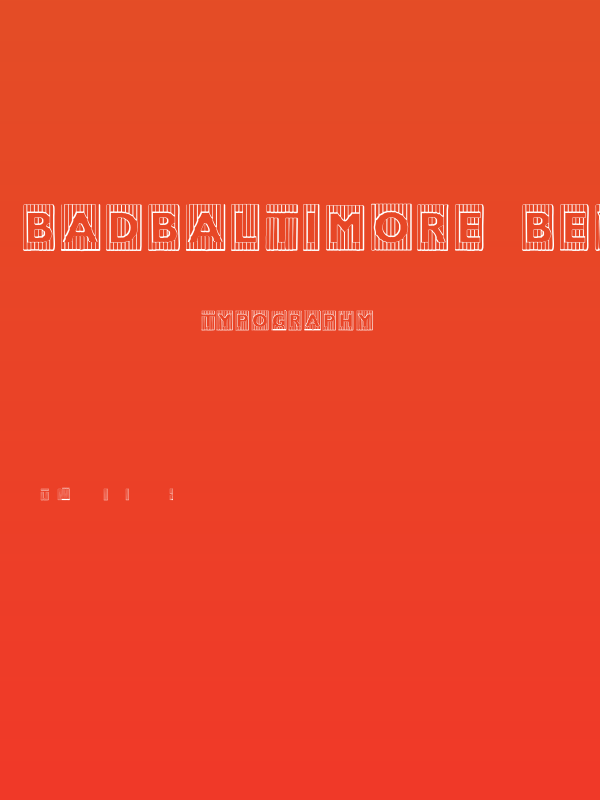 BadBaltimore Beveled Poster