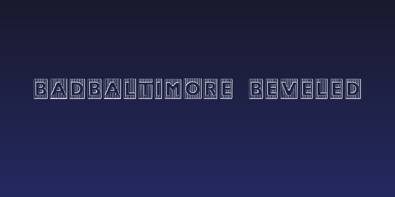 BadBaltimore Beveled Social Header