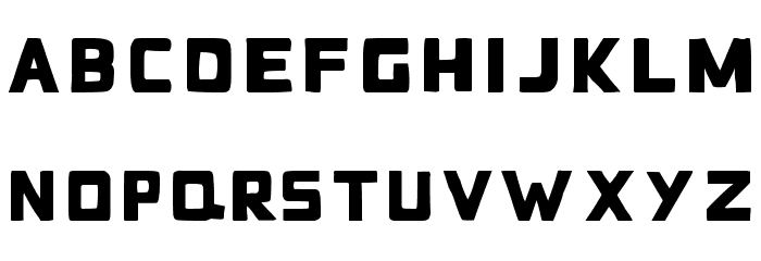 BadBlocks TT Font LOWERCASE