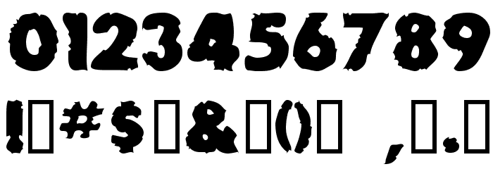 BadDogSCapsSSK Bold Font OTHER CHARS