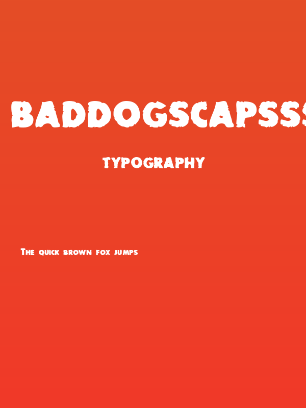 BadDogSCapsSSK Bold Poster