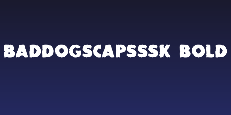 BadDogSCapsSSK Bold Social Header