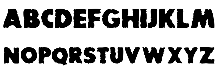 BadDogSCapsSSK Bold Font LOWERCASE
