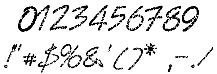 BadGong Font OTHER CHARS