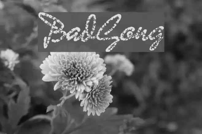 BadGong Font examples