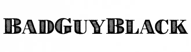 BadGuyBlack  Fuentes Gratis Descargar