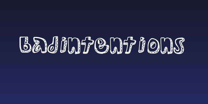 BadIntentions Social Header