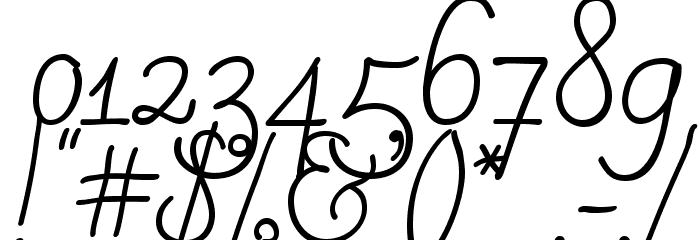 BadScript-Regular Font OTHER CHARS