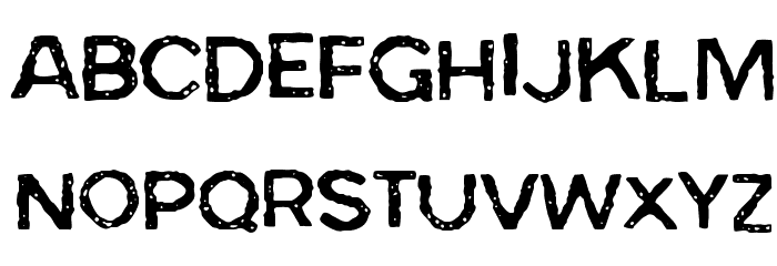 BadSkizoff フォント 小文字