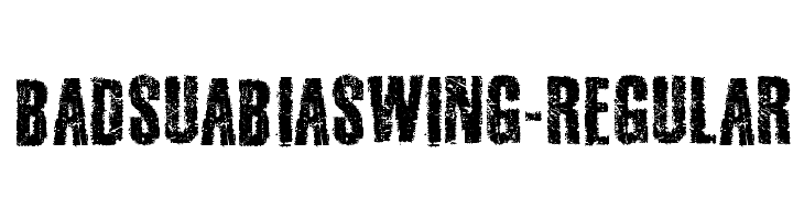 BadSuabiaSwing-Regular  Скачать бесплатные шрифты