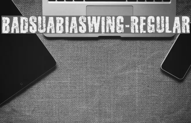 BadSuabiaSwing-Regular Example 3