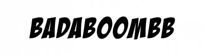 BadaBoomBB  Frei Schriftart Herunterladen