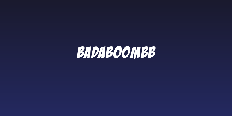 BadaBoomBB Social Header