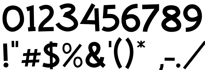 Badaga Font OTHER CHARS