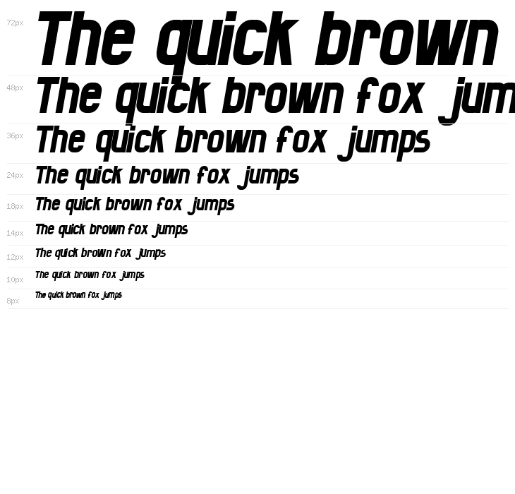 Badang Italic Waterfall