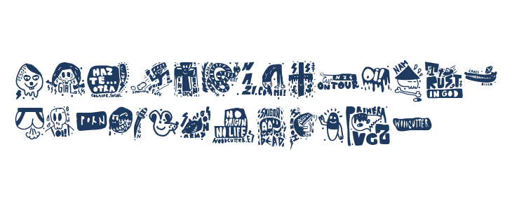 Badass Draws Lowercase